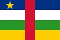 drapeau de la République Centrafricaine