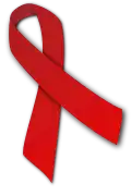 O laço vermelho é um símbolo mundial da solidariedade para com os portadores do vírus da AIDS