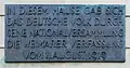 Placa em Weimar indicando o local onde se realizou a assembleia constituinte em 1919