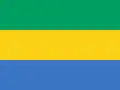 drapeau du Gabon