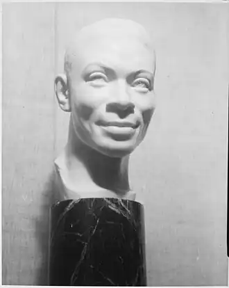 Jimmie, busto de Richmond Barthé, 1938