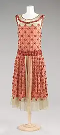 "Roseraie", vestido de noite (seda), primavera/verão 1923