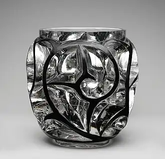 Vaso de vidro Tourbillons, 1926