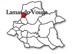 Localização no Concelho de Águeda