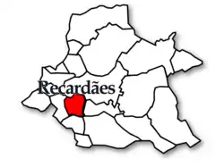 Localização no Concelho de Águeda