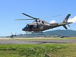 Helicóptero Águia da PMSC.