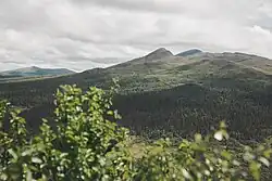 Vista da montanha de Anåfjället