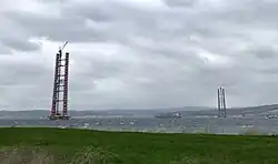 Vista do lado europeu para o lado asiático, março de 2020