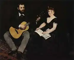 Aula de Música por Édouard Manet, 1870