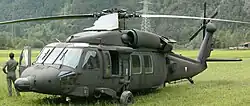 Um UH-60 austríaco.