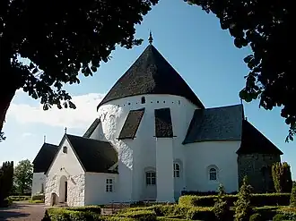 Igreja de Østerlars em Bornholm, Denmark