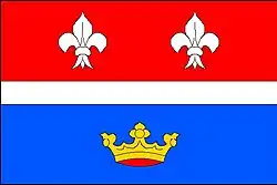 Bandeira de Červené Poříčí