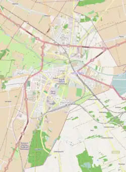 Localização de Łowicz na Polónia