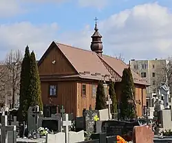 Igreja no cemitério de São Roque (construída na primeira metade do século XIX)[102]
