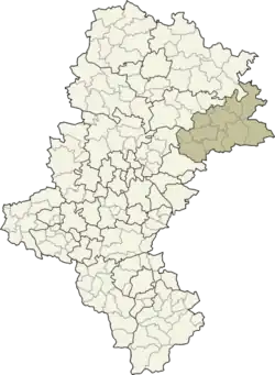 Localização do Condado de Zawiercie na Silésia.