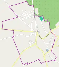 Localização de Żerków na Polónia