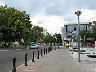 La rue principale de Ćuprija