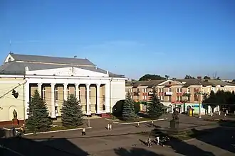 Praça Central de Novovolynsk.