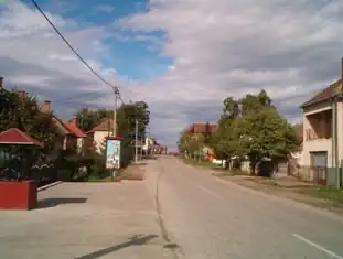 La rue principale de Simićevo