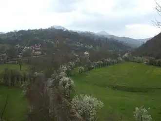 Vue générale d'Uševce