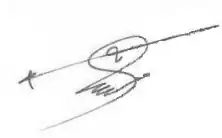 Assinatura de Mohammed al-Bashir