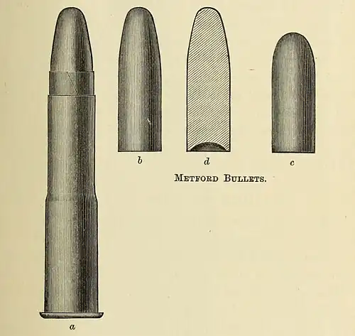 O .461 No 1 Gibbs e diferentes balas utilizadas.