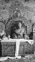 Thubten Gyatso, o 13.º Dalai-lama do Tibete, em 1932.