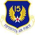 Emblema da Décima Quinta Força Aérea.