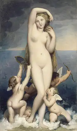 Vênus Anadiômene, por Dominique Ingres, 1848