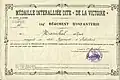 Diploma datado de 1º de dezembro de 1922.