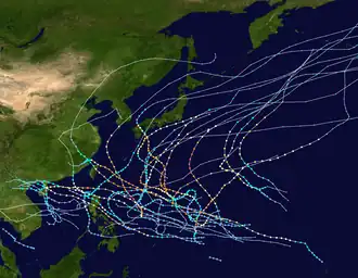 imagem ilustrativa de artigo Temporada de tufões no Pacífico de 1963