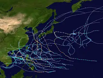 imagem ilustrativa de artigo Temporada de tufões no Pacífico de 1970