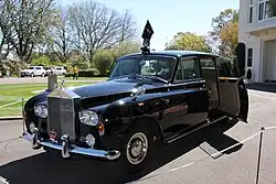 Rolls-Royce Phantom VI limusine 1970, o carro oficial usado em ocasiões cerimoniais para transportar o Governador-Geral da Austrália e chefes de estado visitantes