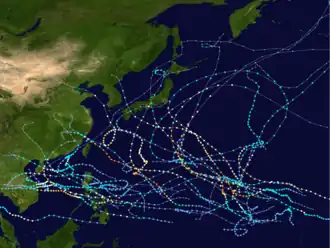 imagem ilustrativa de artigo Temporada de tufões no Pacífico de 1972