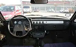 Interior do Škoda Rapid 1985