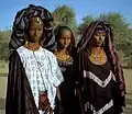 Jovens mulheres Wodaabe com tatuagens faciais