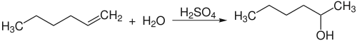 Herstellung von 2-Hexanol aus 1-Hexen