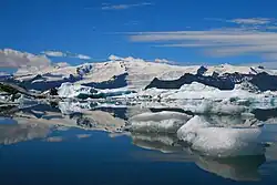 O lago glacial Jökulsárlón