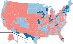 Mapa eleitoral nos Estados Unidos em 2006