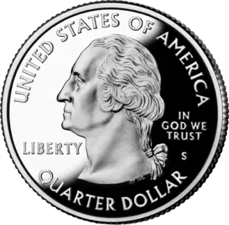 Moeda de um quarto de dólar