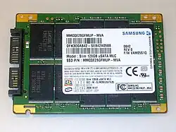 Samsung micro SATA de 128 GB unidade de estado sólido