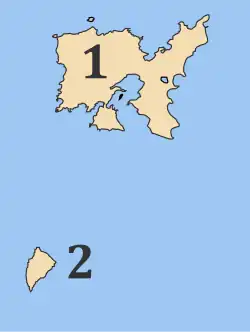 Municípios da unidade regional de Lemnos.