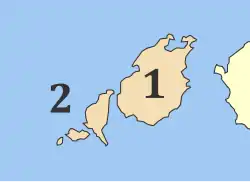 Municípios da unidade regional de Paros.