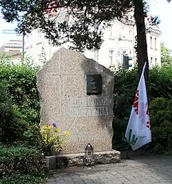 Pedra memorial para Jerzy Popiełuszko
