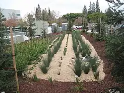 Exemplo de área de biotratamento para escoamento.