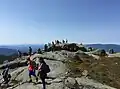 The summit may be rather crowded on summer holiday weekends