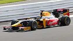 Antonio Giovinazzi guiando a Prema na etapa de Silverstone da GP2 Series de 2016