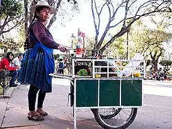 Chola chuquisaqueña em Sucre