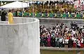 Discurso de Lula no parlatório do Palácio do Planalto.