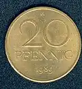 Moeda de 20 Pfennig